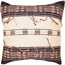 Dhurrie Cotton Fabric Cushion Cover Design Home Accent Furnishing - 16" x 16"