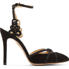 Charlotte Olympia Black Celtic Knot Minx Heels
