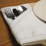 White Spun Polyester Napkins