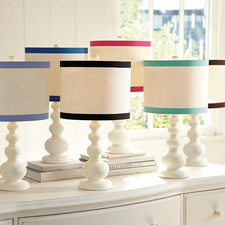 Ribbon Trim Table Shade | PBteen