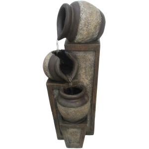 Angelo Decor Sierra Spilling Vase Fountain-AD95798W at The Home Depot