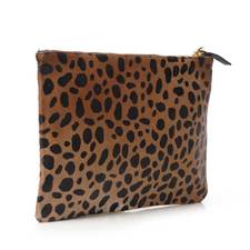 Leopard Flat Clutch by Clare V. - shop at Roztayger