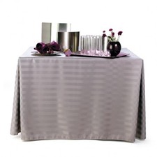 Polyester Stripe Damask Tablecloths