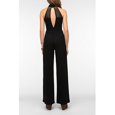 Sparkle & Fade High Neck Mesh Jumper