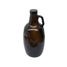Glass Beer Growler With Handle and Cap - 64 Oz stainless steel growler with handle 64 oz clear glass growler 64 oz growler glass 64 oz beer growler growler caps wholesale unique beer growlers stainless steel growlers wholesale brande