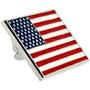 Rectangular Authentic American USA Flag Pin