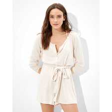  Plush Henley Romper