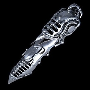 Armor Design Silver Ring Fo...