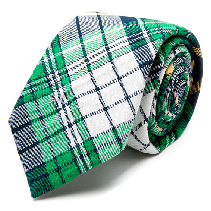 Green & Navy Plaid Check - ...