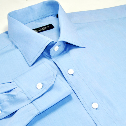 Blue End On End Classic Fit...