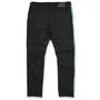 M1950 Makobi Biker Jeans w/ Nylon Stripes - Black