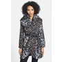 T Tahari Leopard Print Wool Blend Wrap Coat | Nordstrom
