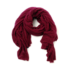 large burgundy cashmere scarf by botto giuseppe