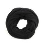 black cashmere tube scarf by botto giuseppe