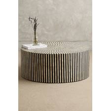 Rounded Inlay Coffee Table - anthropologie.com