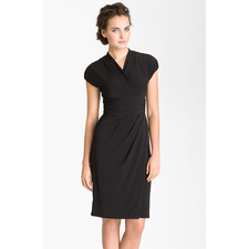 Suzi Chin for Maggy Boutique Ruched Faux Wrap Dress | Nordstrom