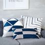 Velvet Corner Pillow Cover - Blue Lagoon | West Elm