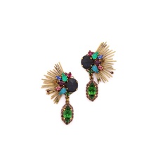 Erickson Beamon Crystal Statement Earrings