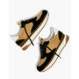 Kickoff Trainer Sneakers in Leather and Suede in ashen birch multi image 1