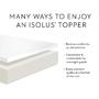 Malouf 2″ Latex Foam Mattress Topper