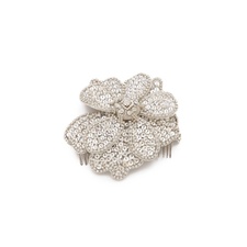 Deepa Gurnani Floral Crystal Embellished Comb