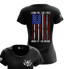 Land of the Free Women’s USA T-Shirt | Tactical Pro Supply
