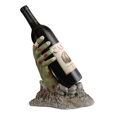 ThinkGeek :: Zombie Hand Wine Bottle Stand