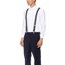 Alexander Olch Grey Brown Suspenders