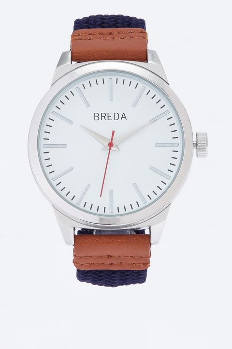 Exclusive: Navy Woven Watch - Breda - Watches : JackThreads
