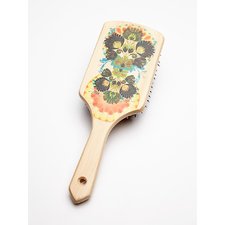 Free People by Gypsy Pea Magoo Hand Painted Wooden Brush at Free People Clothing Boutique