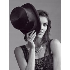 Vintage Loves One of a Kind Velvet Tophat