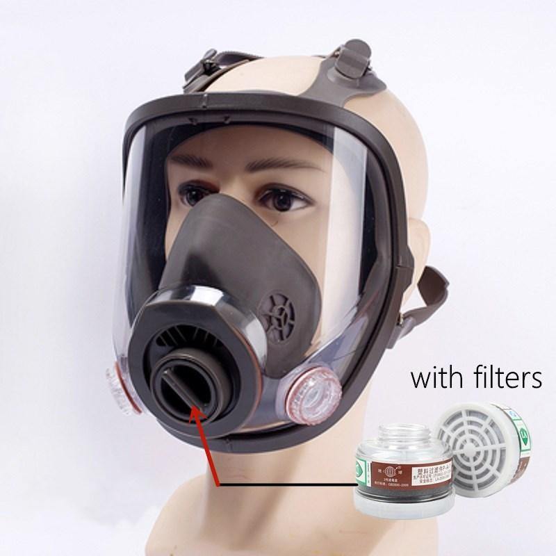 Gas Mask for Face with Clea...