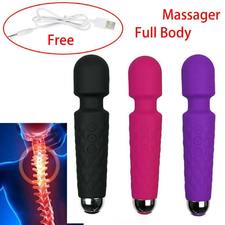 Brand New Magic Wand Massager Cordless Rechargeable Electric Vibrating Women Magic Multi Speed Neck Full Body Personal Massage