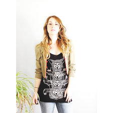 Anapa - womens sheer jersey chemise tunic - tank by Simka Sol