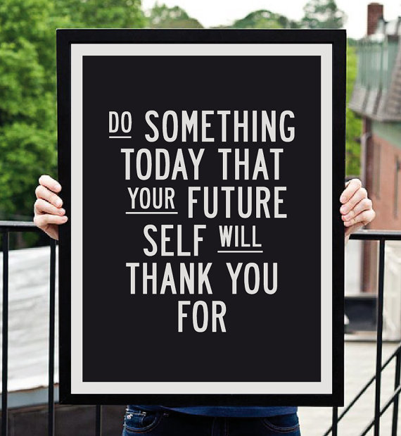 Motivational Print Typography Poster “Do Something Today" Wall Decor Inspirational Print Home Decor Winter Gift New Year Resolution