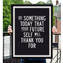 Motivational Print Typography Poster “Do Something Today" Wall Decor Inspirational Print Home Decor Winter Gift New Year Resolution