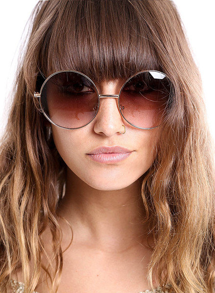 Large Oversized Round Sunglasses Vintage deadstock Lennon Style
