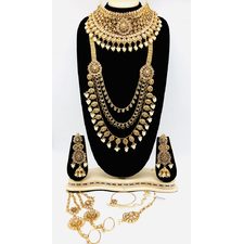 Complete Bridal sets in Premier gold/Silver plating with RAD crystals.