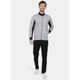 Men Grey Cotton Tracksuit 
