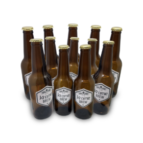Amber Glass Pint Bottles Ca...
