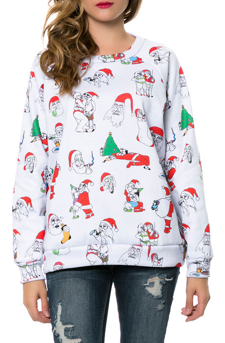 Naughty Santa Sweatshirt