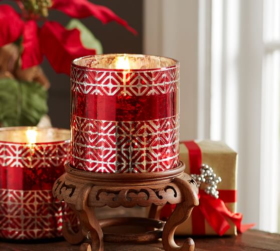 Mercury Glass Scented Candle Pot | Pottery Barn