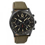 Accurist Mens Green Fabric Strap Chronograph Watch With Date Display MS612B