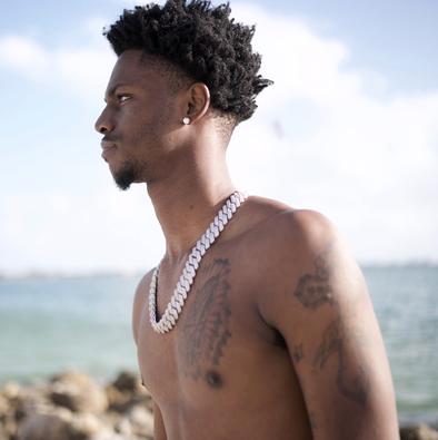 19 MM Prong Cuban Necklace