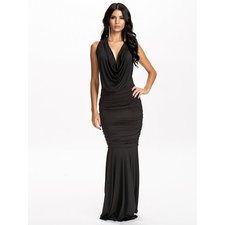 Draped Chain Dress - Nly Eve - Black - Party Dresses - Clothing - Women - Nelly.com