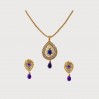 Blue and Gold color Necklac...