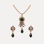 Gold and Green color Neckla...