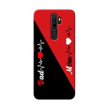 Mom Dad Heart Line Oppo A5 2020 / A9 2020 Back Cover