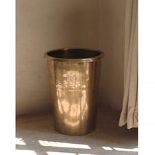 Brass Waste Bin | Office & bathroom Bin 