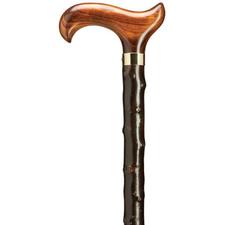 Gent's Country Derby w/Natural Blackthorn shaft, wide handle 36